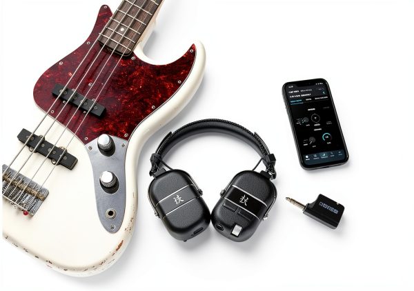 BOSS Wireless Bass Guitar Headphones-5