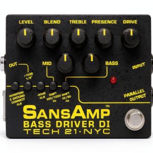 Bass Preamp/DI Pedal BSDR-V2 Black Bass Guitar-0