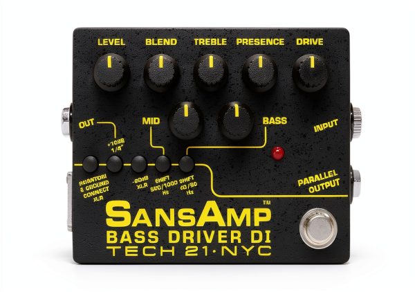 Bass Preamp/DI Pedal BSDR-V2 Black Bass Guitar-0
