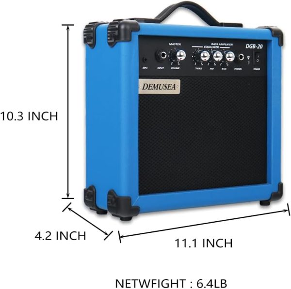 Orange Bass Amp Portable 20W Leather ABS Amplifier-1