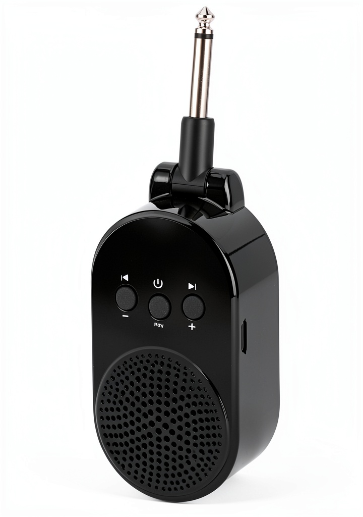 Compact electric guitar amplifier