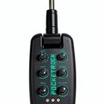 Electric Guitar Headphone Amp Pocket Rock Black-0