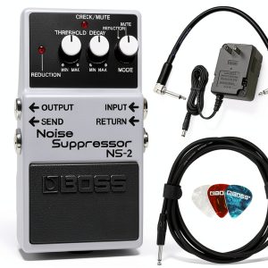 BOSS NS2 Compact Noise Suppression Pedal Bundle-0
