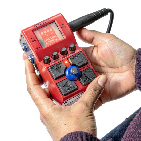 MS-60B+ Bass Multi-Effects Pedal Red Plastic-1