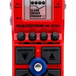 MS-60B+ Bass Multi-Effects Pedal Red Plastic-0
