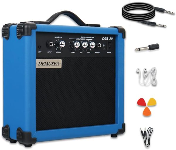 Orange Bass Amp Portable 20W Leather ABS Amplifier-0