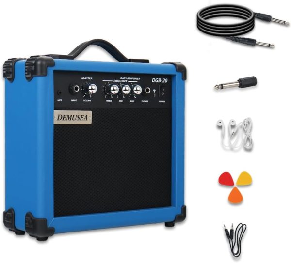 Orange Bass Amp Portable 20W Leather ABS Amplifier-6