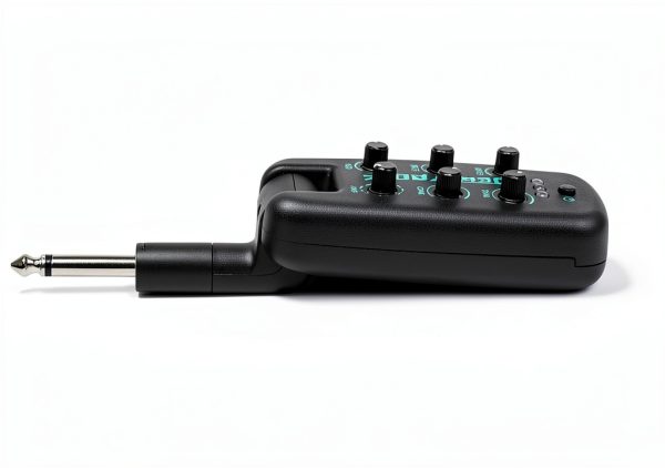 Electric Guitar Headphone Amp Pocket Rock Black-6