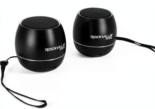 Rockville RPB3-BLACK Handheld Wireless Bluetooth Speakers-2
