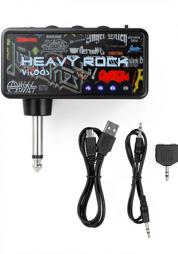 Electric Guitar Headphone Amp by LANRU Compact Design-1