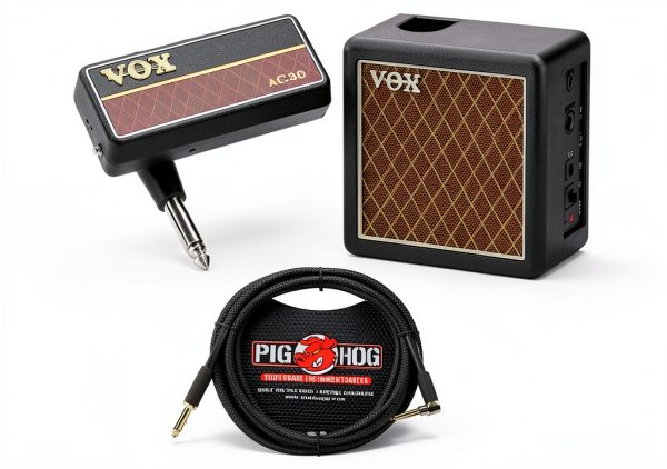 Vox Inspired Electric Guitar Amp Bundle AAP2CABK2-0