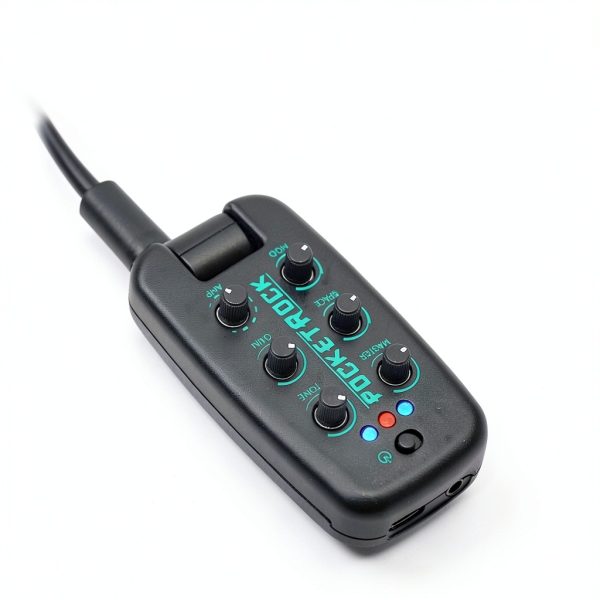 Electric Guitar Headphone Amp Pocket Rock Black-3