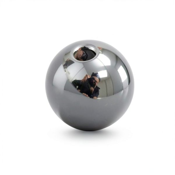 Nickel Lamp Decoration Screw Caps Nut Cover - 2 Pack Ball Knob-3