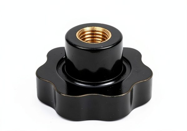 Plum Bakelite Hand Tighten Nuts M4-M16 Copper Thread Handle Nuts-7