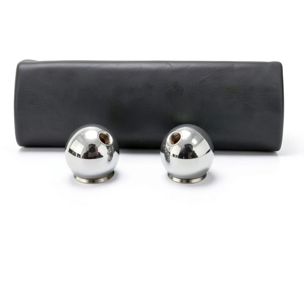 Nickel Lamp Decoration Screw Caps Nut Cover - 2 Pack Ball Knob-1