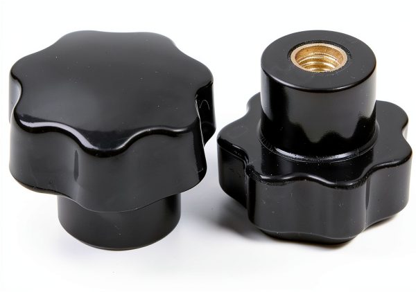Plum Bakelite Hand Tighten Nuts M4-M16 Copper Thread Handle Nuts-0