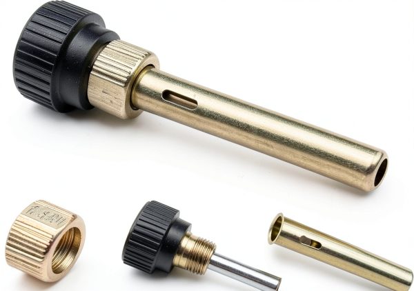 3-piece Soldering Iron Accessories Set Stainless Steel Sleeve Handle Parts for Hot Plate Electric Soldering Station-5