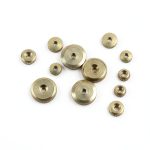 Hermle Clock Metric Hand Nut American Sizes Assortment 12 Pieces Brass-0