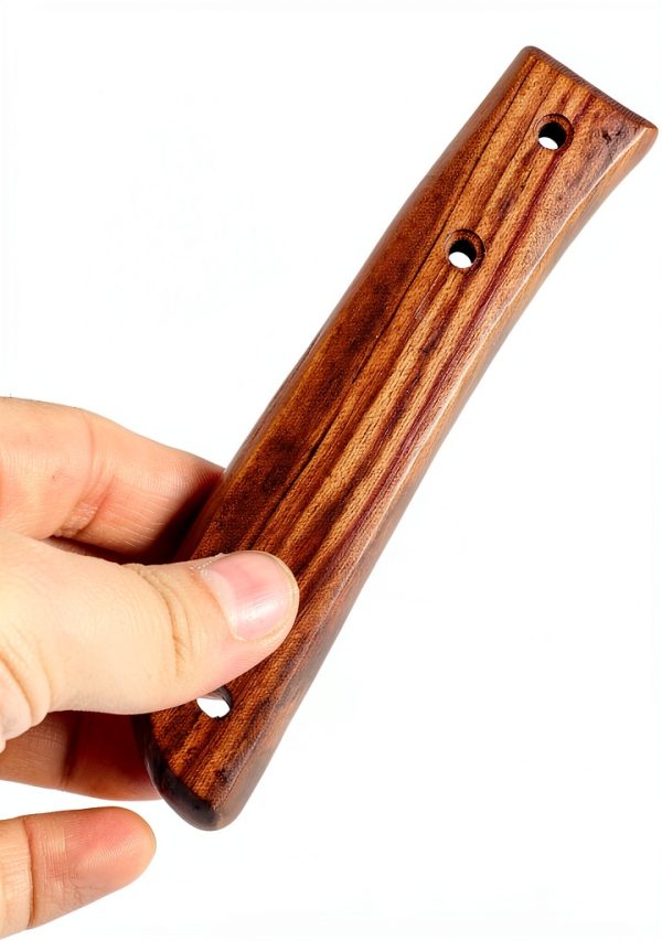 Angoily Simple to Install Knife Handle Wood Replacement for Kitchen Knife Grip Handle-5