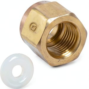 Western Enterprises#6-CO-2P, Plastic Grip Nut CGA-320-0