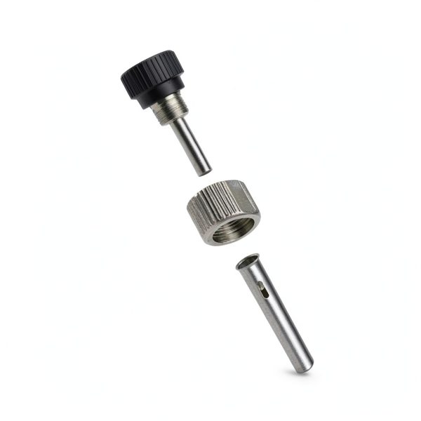 3-piece Soldering Iron Accessories Set Stainless Steel Sleeve Handle Parts for Hot Plate Electric Soldering Station-3