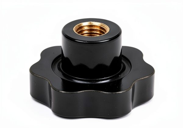 Plum Bakelite Hand Tighten Nuts M4-M16 Copper Thread Handle Nuts-3