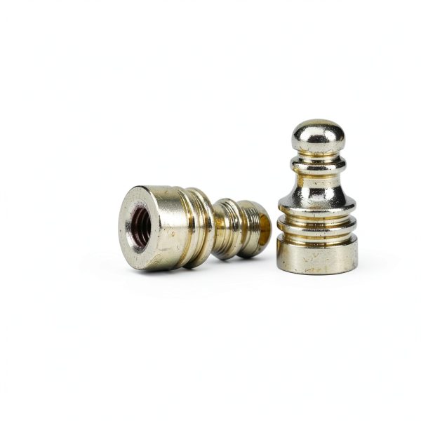 Golden Lamp Screw Caps Nut Cover, Chess Piece Shape, 2 Pack DIY-0