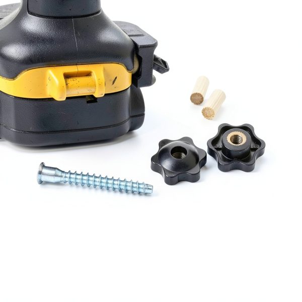 Star Knob Plastic Handle Nut Adjustable PLAFOPE Black 3x3x1.5cm-6