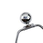 Nickel Lamp Decoration Screw Caps Nut Cover - 2 Pack Ball Knob-0